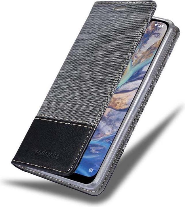 Actual product image Cadorabo Book Jeans Optics Cover (Nokia 7.1 Plus)