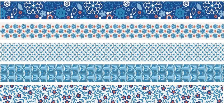Actual product image Heyda Washi Tape Flowers