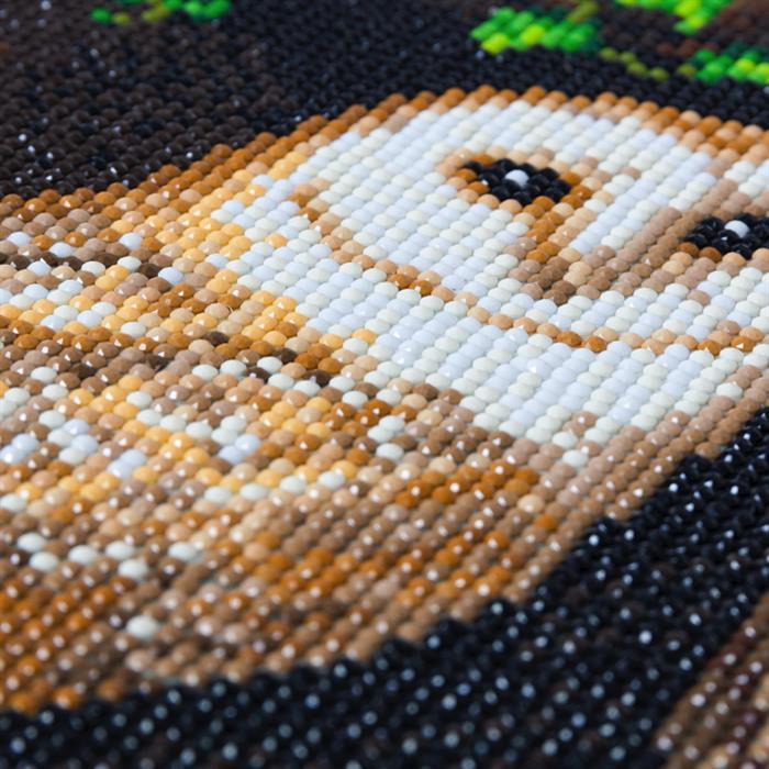 Actual product image Craft Buddy Snowy Owl, 30x30cm Crystal Art Kit
