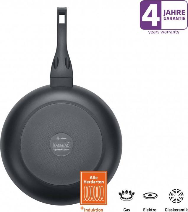 Actual product image Berndes Frying pan Alu Recycled Induction 20 cm (20 cm, Frying pan, Aluminium)