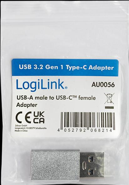 Actual product image LogiLink USB-A zu (USB-C, 3.40 cm)