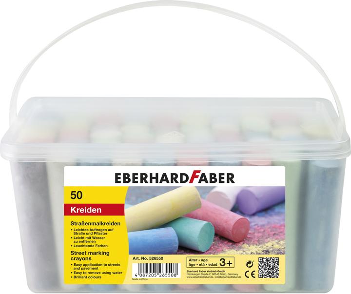EberhardFaber Secchio a pastello per strada (Multicolore, 50 x)