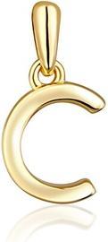Produktbild JVD Minimalist gold-plated letter "C" pendant SVLP0948XH2GO0C