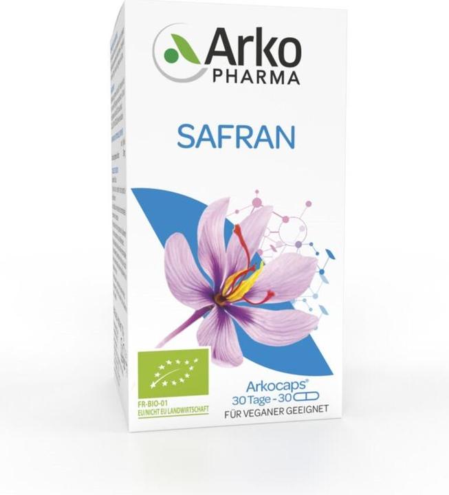 Actual product image Arkopharma Arkocaps Bio Safran Kapseln (30 Piece, Capsules, 30 g)