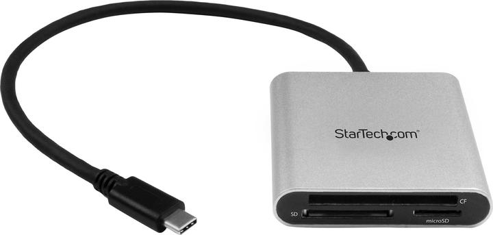 StarTech USB 3.0 Kartenleser mit USB-C - SD, MicroSD, CompactFlash Speicherkartenleser mit USB-C Kabel (USB-C)