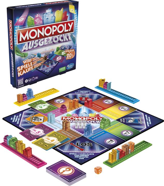 Actual product image Monopoly Ausgezockt Board Game (German)