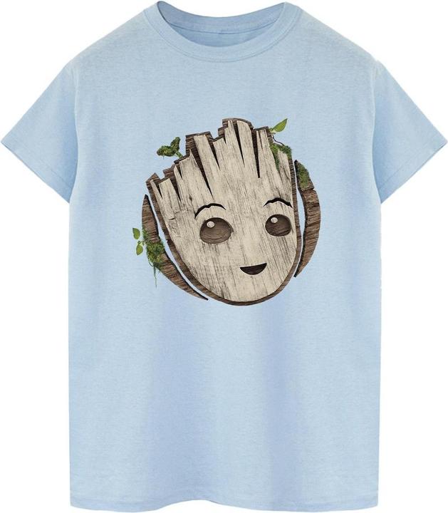 Produktbild I Am Groot Wooden Head TShirt (S)