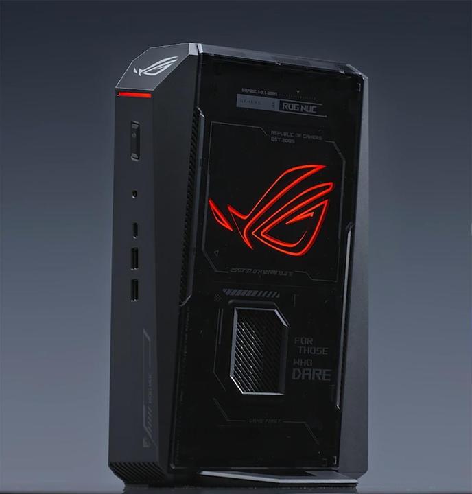 Actual product image ASUS Mini PC ROG NUC NUC15JNK9X389A2, Prozessorfamilie: Intel (32 GB, 1000 GB, GeForce RTX 5070 Ti)