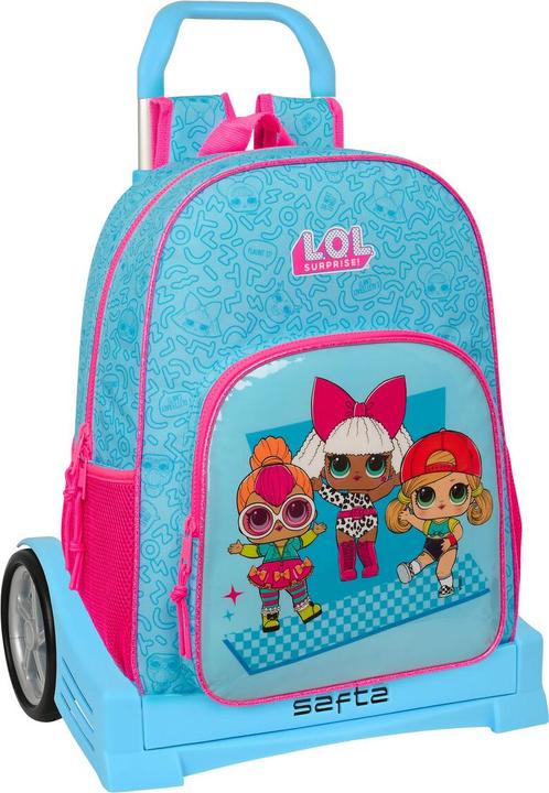 Immagine prodotto L.O.L. Surprise! Zaino scuola con ruote Surprise! Divas Blue 33 x 42 x 14 cm