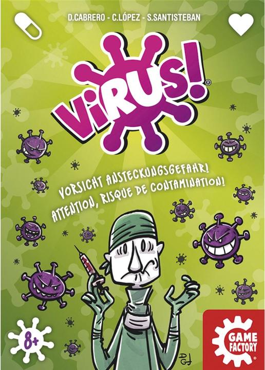 Productafbeelding Game Factory Virus (Duits, Frans, Italiaans)