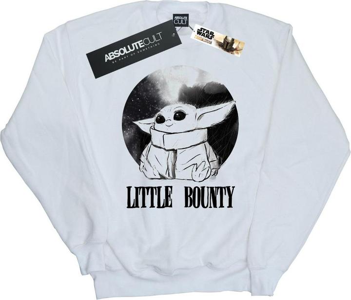 Actual product image Star Wars Mens The Mandalorian Little Bounty Sweatshirt (L)