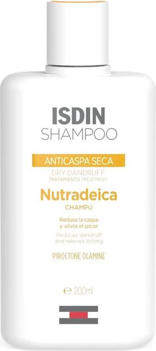 Immagine prodotto Isdin Nutradeica Shampoo dermatologico antiforfora per seborrea lieve 200 ml (200 ml, Shampoo liquido)