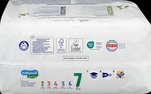 Produktbild dm babylove Windeln (Gr. 7, 24 Stück)
