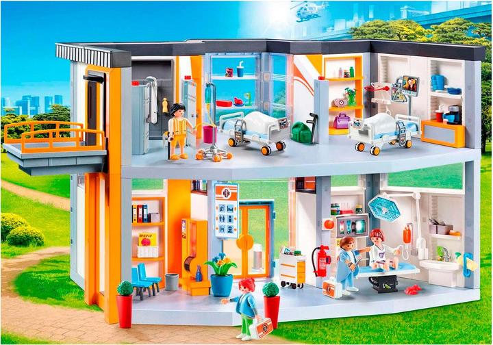Actual product image Playmobil Large hospital with facilities (70190, Playmobil City Life)