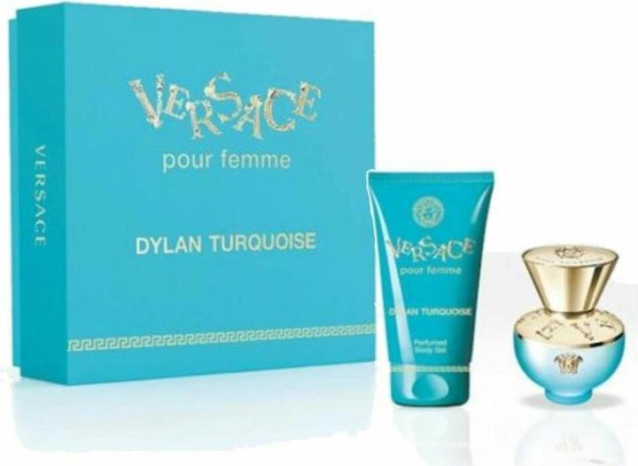 Image du produit Versace Set avec parfum pour femme Dylan Turquoise (2 pcs) (Eau de toilette, 80 ml)