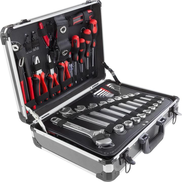 Actual product image Dema Aluminium tool box with tools 176 pcs. (176 pieces)