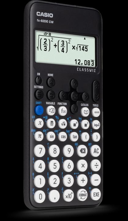 Actual product image Casio FX-82DE CW (Batteries)