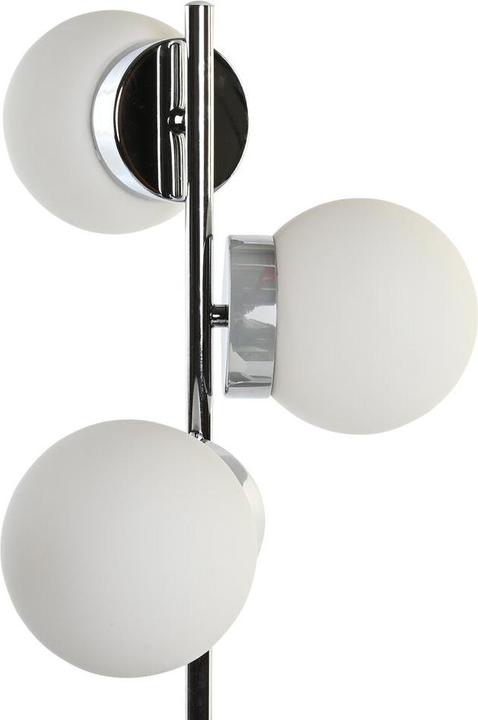 Immagine prodotto DKD Home Decor Desk lamp 26 x 26 x 59 cm Crystal Silver Metal White 220 V 50 W 23 x 23 x 49 cm