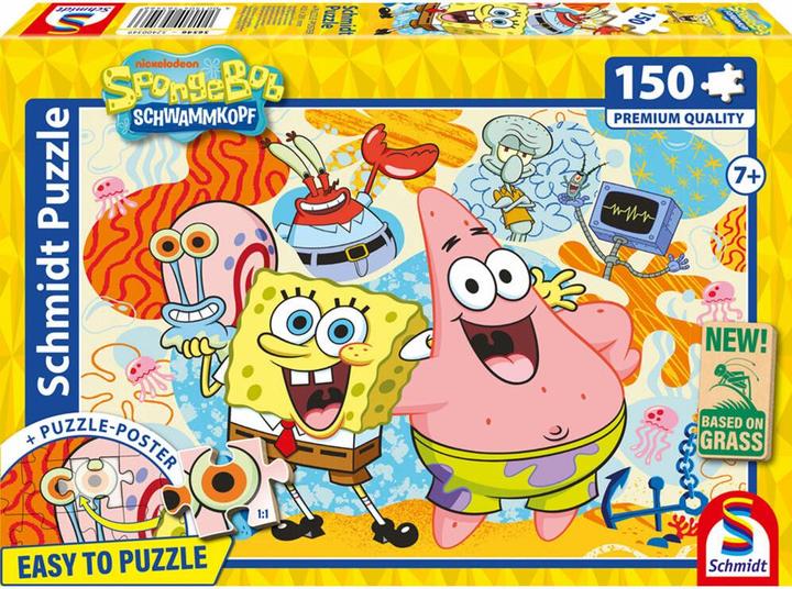 Actual product image Schmidt Spiele SpongeBob, Spongebob und Freunde 150 Teile (150 pieces)