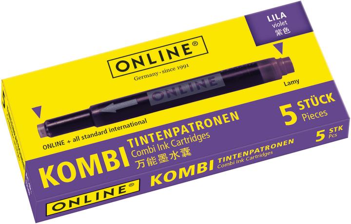 Produktbild Online Tintenpatronen Kombi (Tintenfass, Lila)