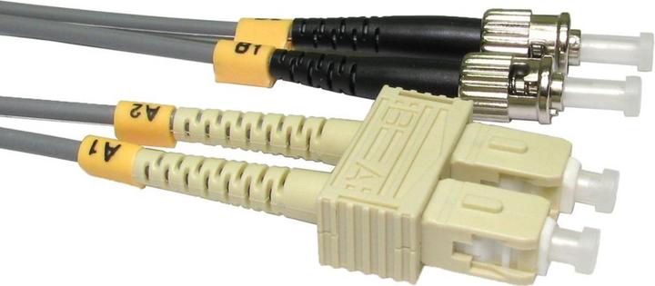 Actual product image Cables Direct CDL 1m OM1 Optic Cable ST - SC (1 m)