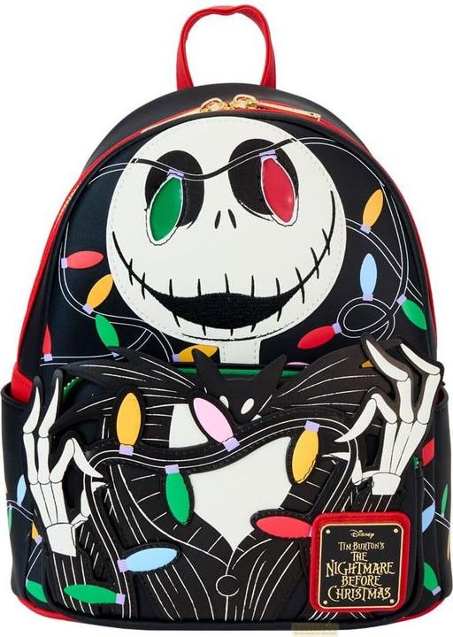 Image du produit Loungefly Nightmare before Christmas by Mini-sac à dos Jack Light Up