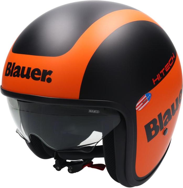 Actual product image Bauer BLAUER PILOT 1.1 G GRAPHIC Jethelm matt schwarz-orange XS (XS)