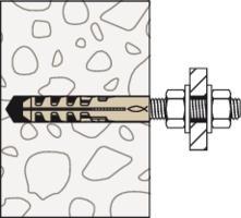 Actual product image Fischer letbetonskrue 8x65 - T/direkte montage u/forborring, undersaenket hoved, 50stk (50 pcs.)