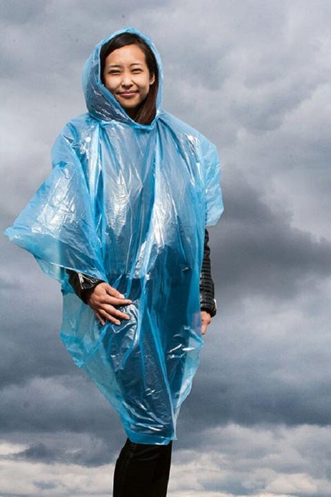 Productafbeelding Korntex Wegwerp regenponcho (Eén maat voor iedereen)