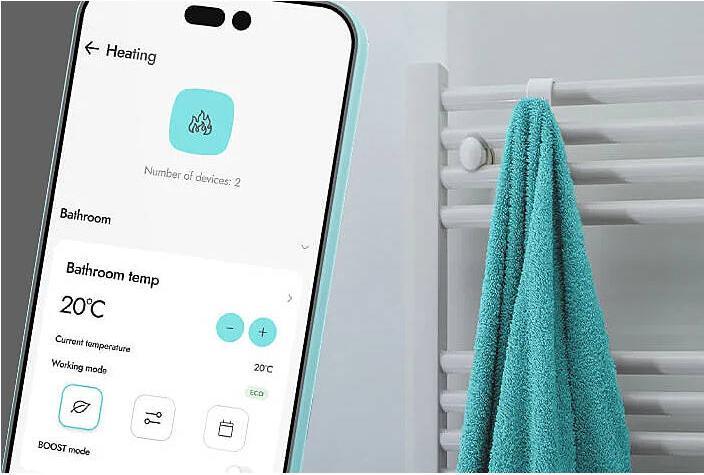 Image du produit Satel BE WAVE Tête thermostatique sans fil Smart Thermostat ART-210 ABAX2
