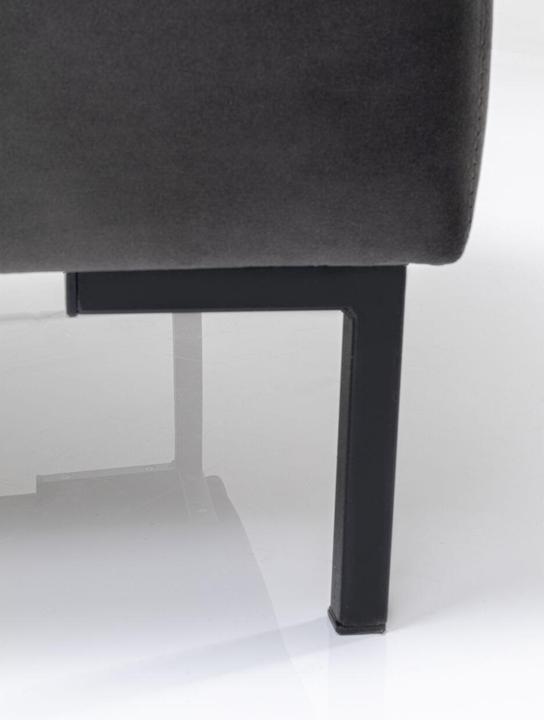 Immagine prodotto Kare Design Sgabello Gianni Velvet Grigio Nero (130 cm)