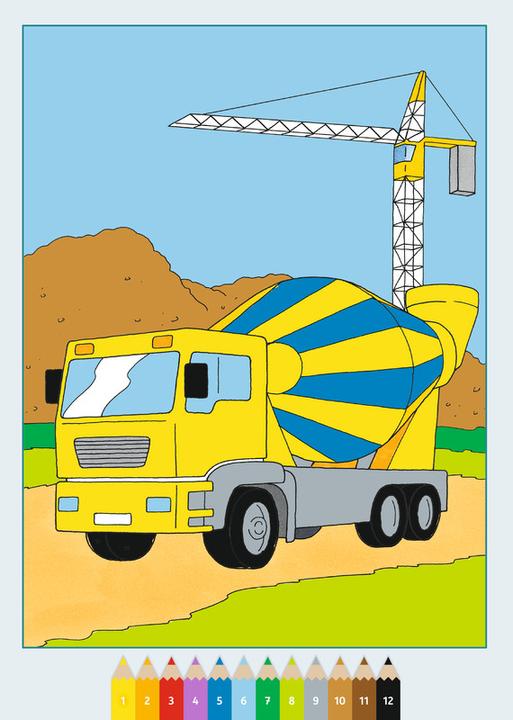 Produktbild Ravensburger CreArt Malen nach Zahlen ab 5: Fahrzeuge