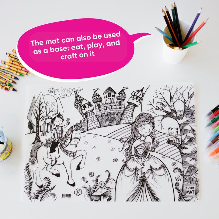 Immagine prodotto Funny Mat Tappetino per dipingere riutilizzabile MERMAID (48 x 33,5 cm)