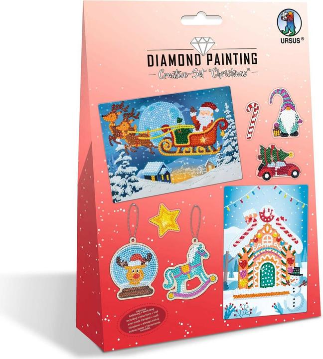 Actual product image Ursus Diamond Painting Christmas