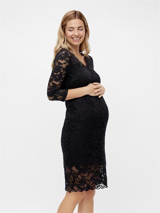 Image du produit Mamalicious Robe de grossesse en dentelle à manches 3/4 (M)