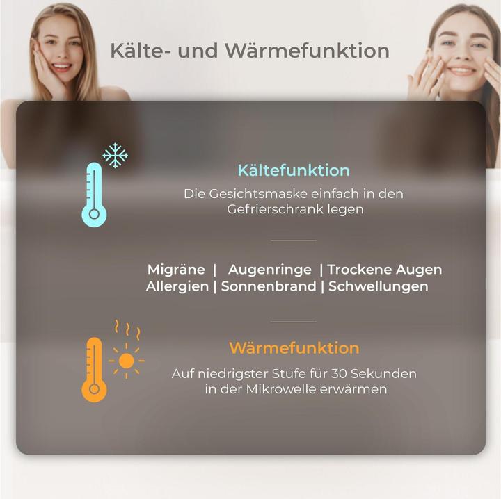 Image du produit Quick Aid Masque facial avec fonction froid et chaud