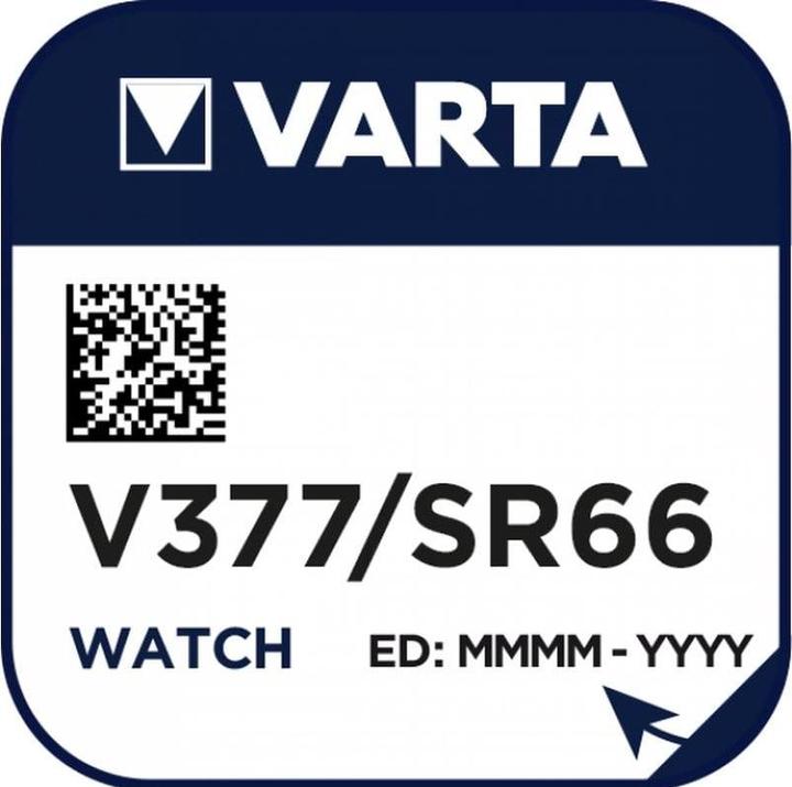 Produktbild Varta V377 (1 Stk., SR66, 27 mAh)