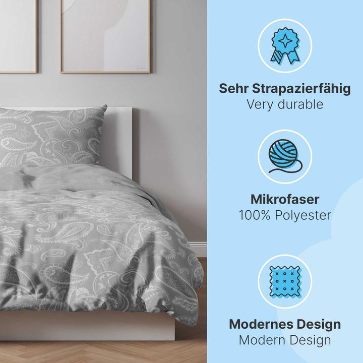 Produktbild Etérea Paisley Life (Duvetbezug, 135x200 cm + 80x80 cm)
