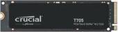Image du produit Crucial T705 1TB PCIe Gen5 NVMe M.2 SSD (1000 Go, M.2)