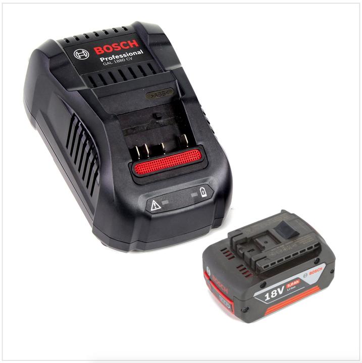 Actual product image Bosch Professional Bosch GBL 18 V-120 Cordless Leaf Blower + 1x Battery 18V 5,0 Ah + Charger GAL 1880 CV (Rechargeable battery operated, Workshop blower)