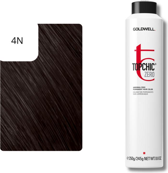 Image du produit Goldwell Topchic Zero - 4N brun moyen (4N - brun moyen)