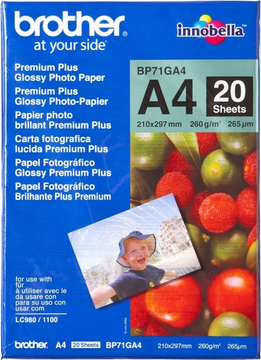 Actual product image Brother Bp-71ga4 (260 g/m², A4, 20 x)