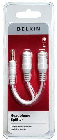 Produktbild Belkin Headphone Splitter (0.15 m, 3.5mm Klinke (AUX))