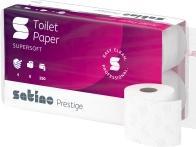 Image du produit Wepa Papier hygiénique Satino 4 plis I Emballage en vrac (9x8) avec 72 rouleaux de papier hygiénique (9 x)