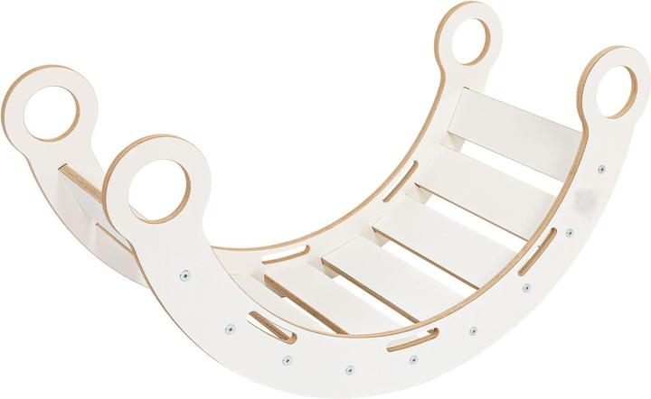 Produktbild Activity Board Medium Dream Rocker Weisses Holz & Leiter mit rosa Kissen