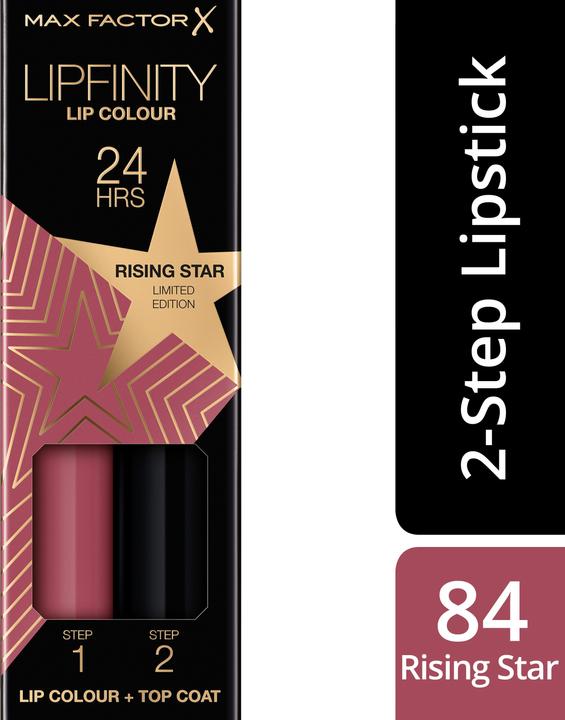 Actual product image Max Factor Lipfinity 24HRS (84 Rising Star)