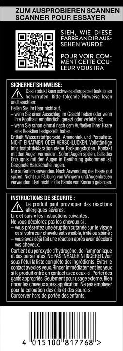 Nährwerte und Zutaten Syoss Aufhellung 13 0 Ultra Aufheller (13 0 Ultra Aufheller)