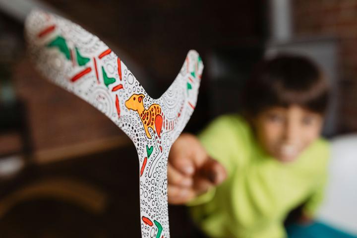 Image du produit Tic Toys Boomerangs à concevoir soi-même, 30 pièces