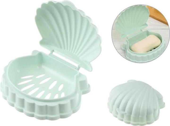 Image du produit JTI Gobelet à savon portable - Coquillage - Plastique