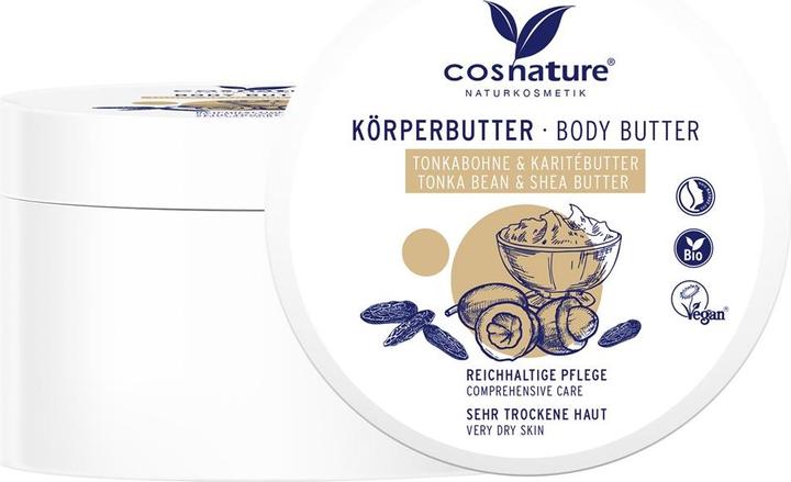 Actual product image Cosnature Body Butter Nutritional Shea Butter and Tonka Eco 200 ml - (Body lotion, 200 ml)